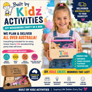 Built By Kidz Activities - Workshops | Woodwork Party Box 0D30E16F 15D8 4BC9 BC12 950640C1D6ED