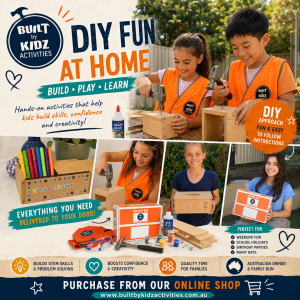 Built By Kidz Activities - Workshops | Woodwork Party Box C046EA41 12C2 47C6 A304 751DB4A72DAC