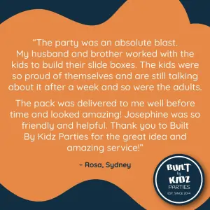 Built By Kidz Activities - Workshops | Woodwork Party Box feedback construction party2