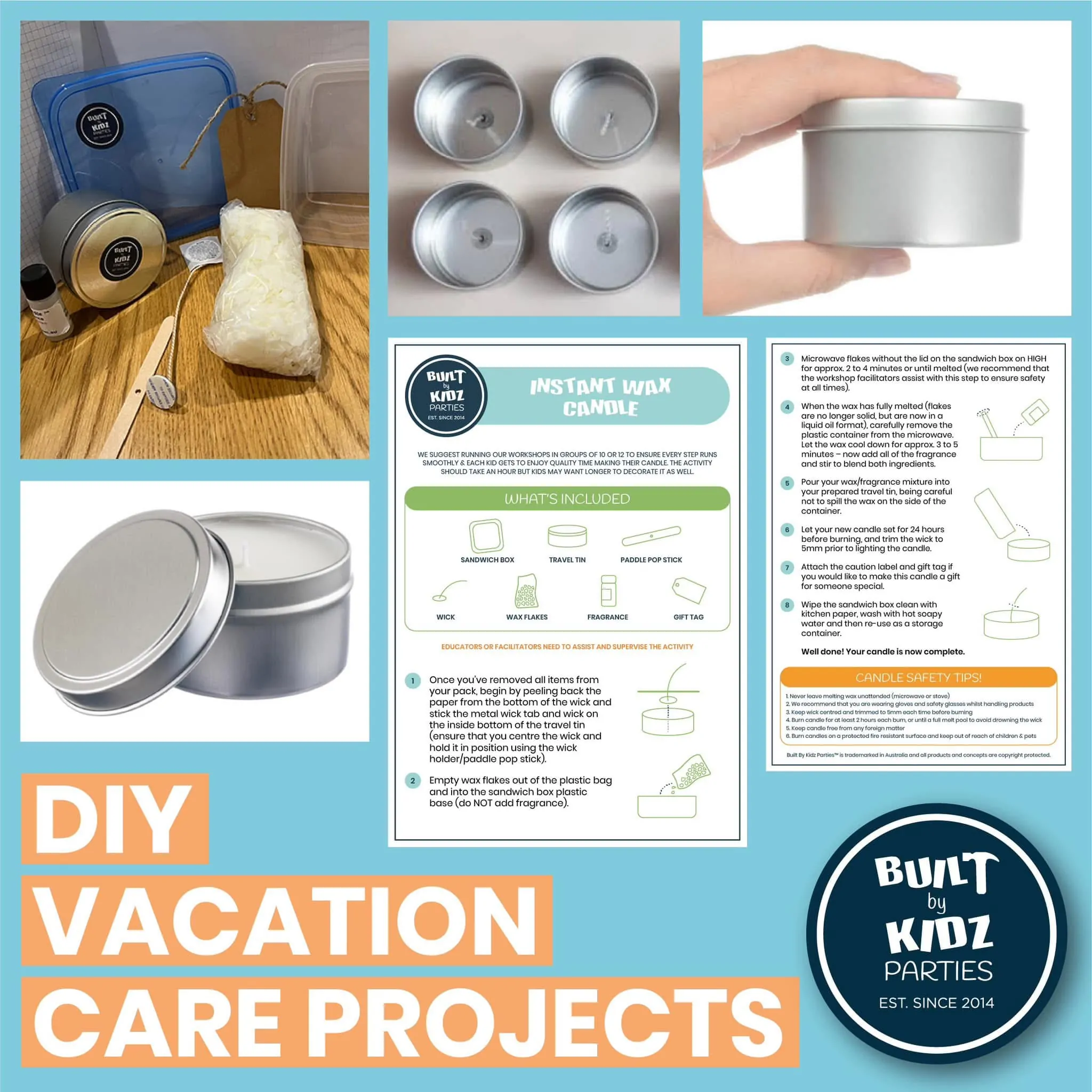 Built By Kidz Activities - Workshops | Vacation Care Activities for Kids