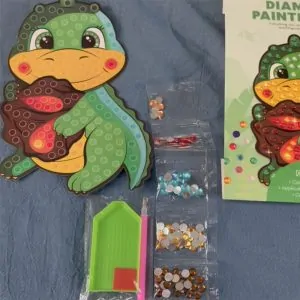 Built By Kidz Activities - Workshops | Vacation Care: Dino Dazzle Kit diamond dino 2