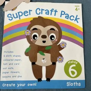 Built By Kidz Activities - Workshops | Vacation Care: Sloth Super Craft Pack sloth 1